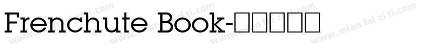Frenchute Book字体转换